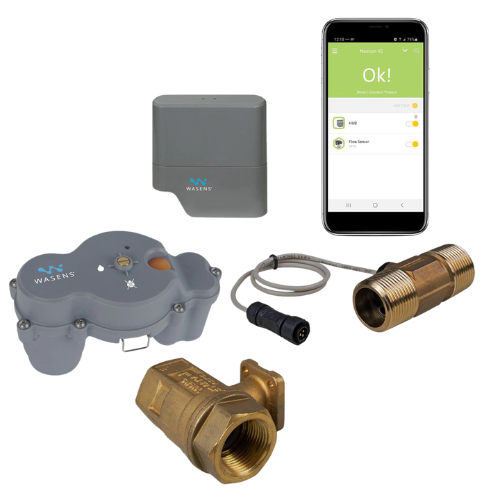 RSC-900-F-1 WASENS Wireless, App-Based Water Flow Monitoring System